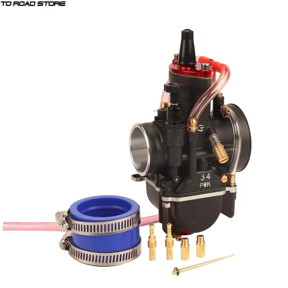 

Universal PWK 34 mm Motorcycle Carburetor For 177mm ZongShen NC 250 250cc water cooled 4 V Engine Kayo Bse apollo dirt Bike MX
