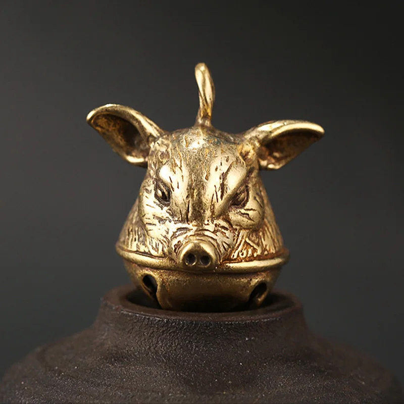 boar head bel keychain pendant (6)