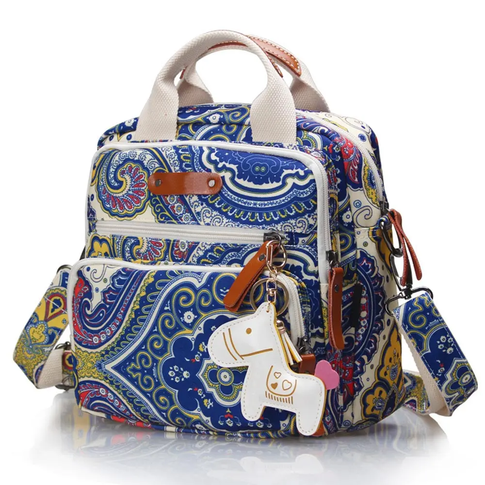 Рюкзак для матерей многоразовый подгузник сумка рюкзак для подгузников с лошадкой мягкая сумка для мамы коляска для мамы сумки детская коляска сумки - Цвет: PJ3354D