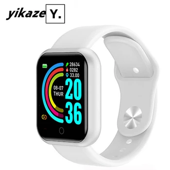 

D20 Sport Fitness Tracker Bluetooth Smart Watches Men Waterproof Smart Bracelet Blood Pressure Heart Rate Monitor Y68 Smartwatch
