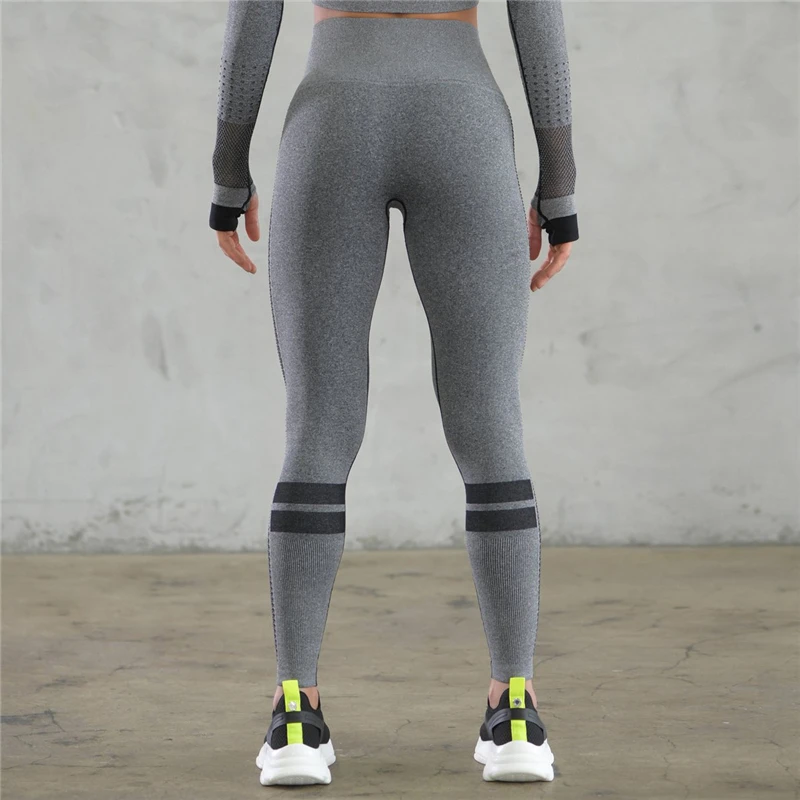 Sunicornets, энергетические бесшовные леггинсы, высокая талия, полые сексуальные штаны для йоги, пуш-ап леггинсы для тренажерного зала, Спортивная женская одежда для фитнеса, бега