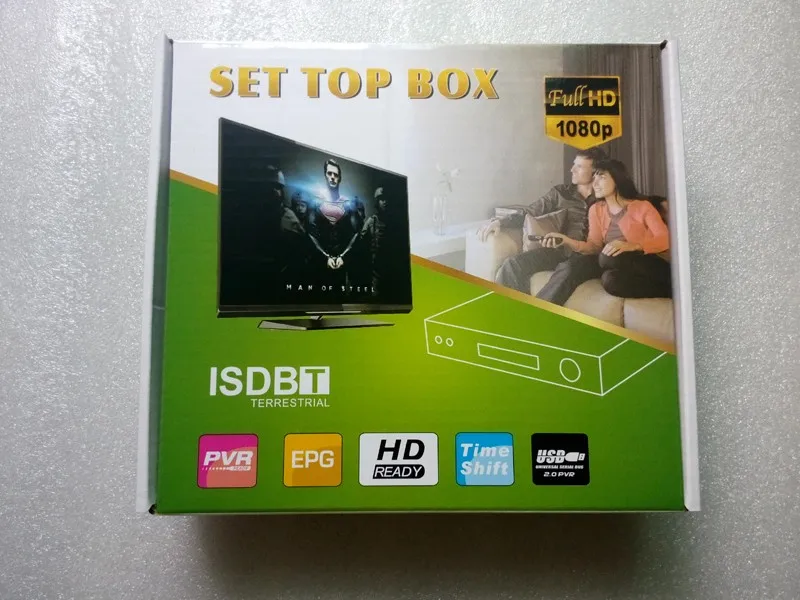 Tuner TV récepteur HD FTA ISDB-T terrestre pour brésil argentine chili Venezuela Costa Rica Philippines 10 -