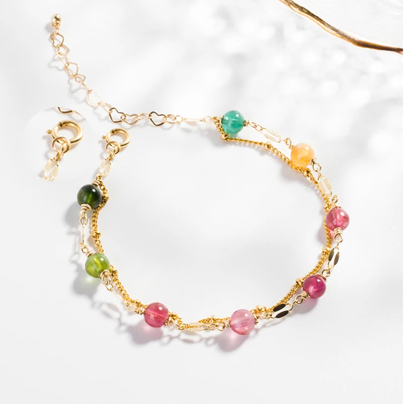 최고의 품질 5mm 6mm 14K 골드 채워진 스프링 링 걸쇠 후크, 14K 골드 연결 목걸이 팔찌 DIY 버클