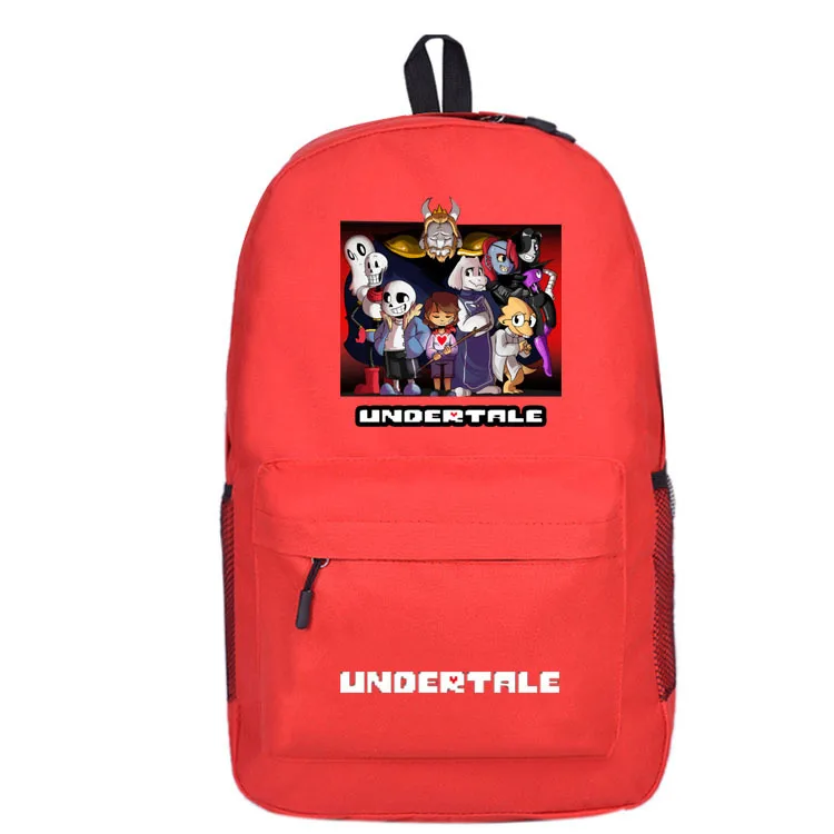 Аниме Undertale рюкзак для девочек мальчиков Книга сумка Sans для женщин mochila мужская дорожная сумка Undertale детей подростков школьные рюкзаки