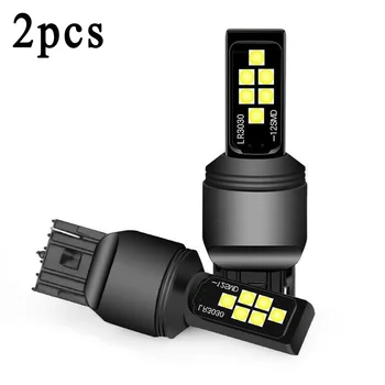 

Auto Turn Signal Light 2Pcs White Brake Reverse Waterproof Aluminum Alloy