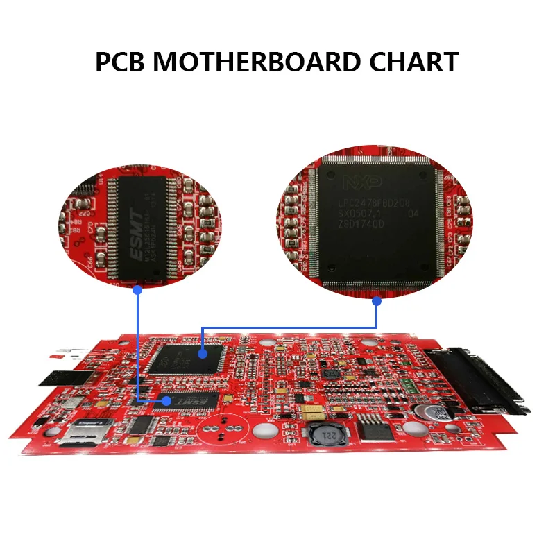 KESS Ktag K TAG V7.020 V2 V5.017 инструмент для настройки чипа ECU красная печатная плата ECM
