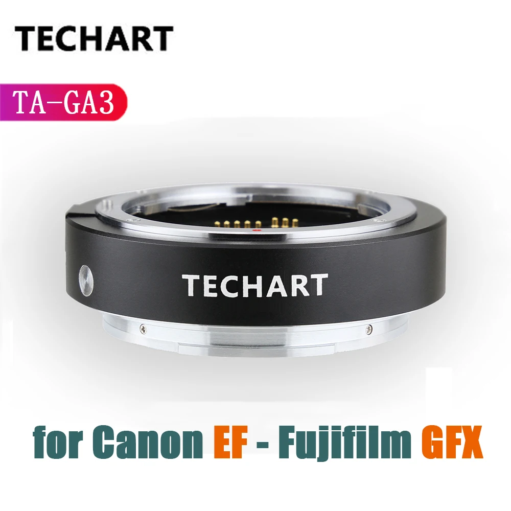 Techart Ef-Gfx Ef-Fg01 Auto Messa A Fuoco Anello Adattatore Per Canon Ef Lens Per Fujifilm Gfx Macchina Fotografica Gfx50R Gfx50S Gfx 50R 50S