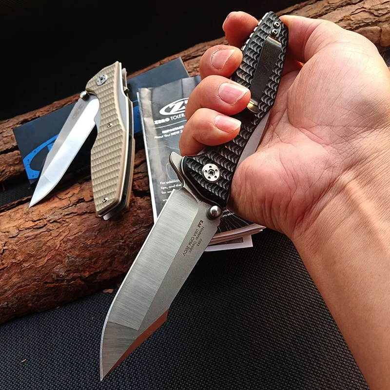 ZT0393 тактический складной нож 9cr18mov лезвие G10 походные карманные ножи для выживания шарикоподшипник Флиппер походный лагерь инструменты для активного отдыха