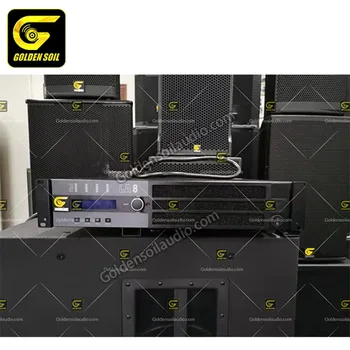 

LA8 DSP Amplifier 2U 4 Channel Class H Audio amplifier LA12X Pa amplifier DJ Power Amplifier With Amplifier Rack