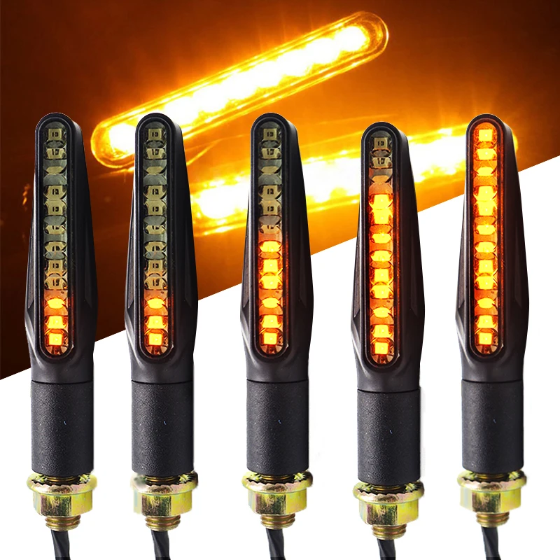 Indicatori Di Direzione Per Moto Led Lampeggianti Per Acqua Corrente Per Suzuki Drz 400 Drz 400 Sm Gsx750F Gsxr 1000 K8 Katana Gsx750F