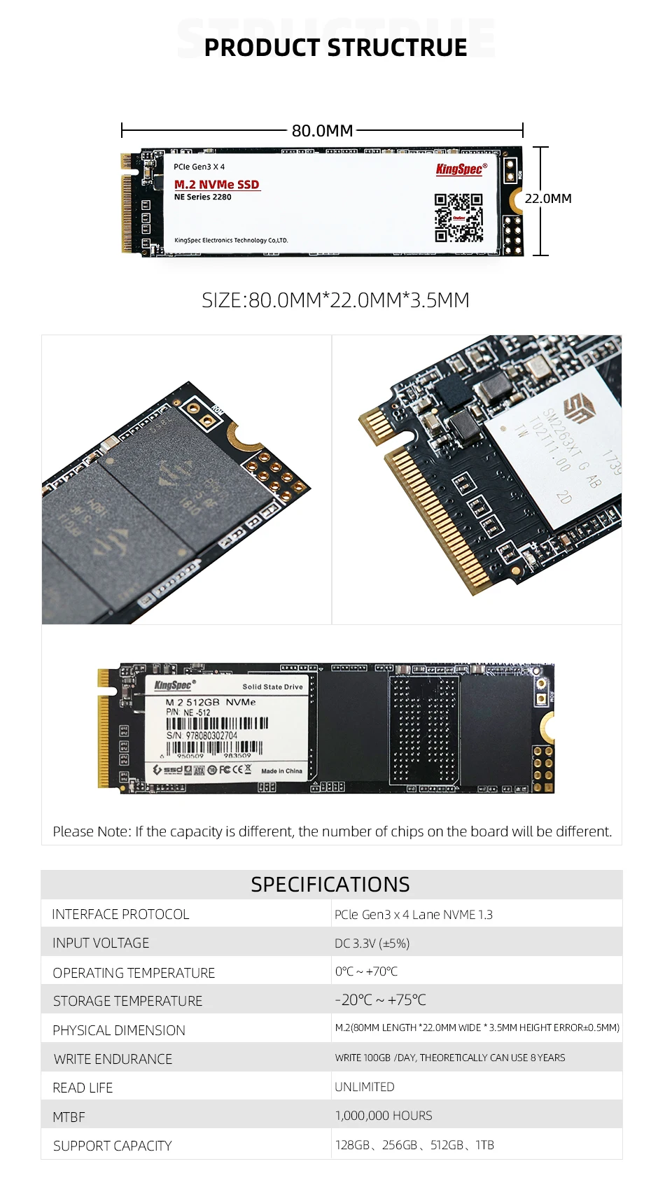 KingSpec M2 SSD pcie 120 ГБ 240 ГБ 1 ТБ SSD 2 ТБ NVMe SSD диск M.2 SSD PCIe NVMe жесткий диск для ноутбука lenovo