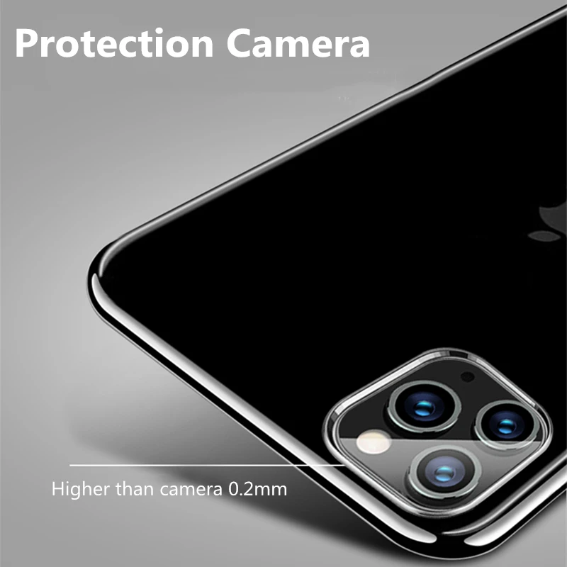 Прозрачный чехол из ТПУ для iphone XS 11 Pro Max XR X 10 мягкий силиконовый 6 6S 7 8 Plus задняя