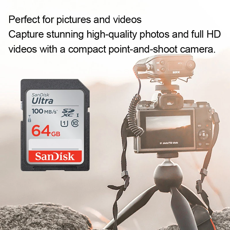 SanDisk карта памяти 32 Гб класс 10 64 128 ГБ 256 SD 16 SDHC картао де memoria carte sd tarjeta для HD