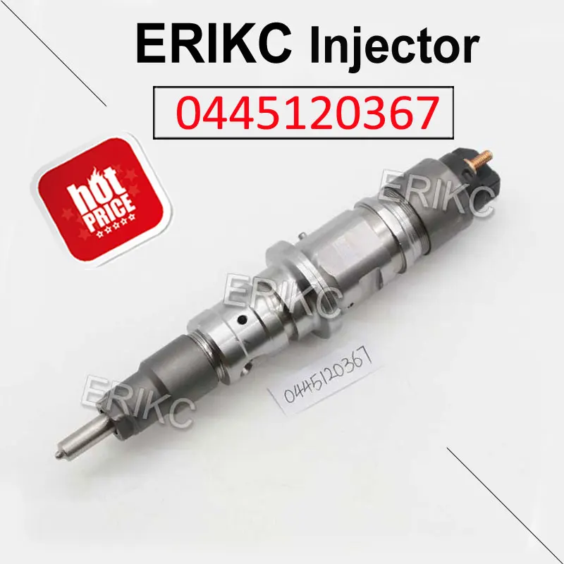 ERIKC 0445120367 5283840 QSB4.5 QSB6.7 экскаватор дизельный двигатель Топливный Инжектор 0 445 120 367 CR Форсунка для Bosch Fiat