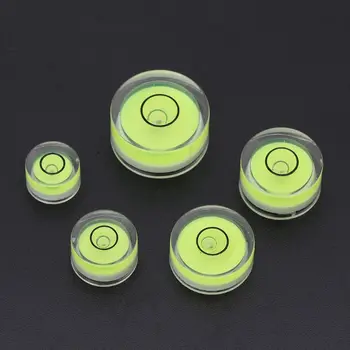 5pcs Variety Models Available Round Bubble Level Mini Spirit Level Bubble Bullseye Level Measurement Instrument aneng 32x7mm bulls eye bubble degree marked surface spirit level for camera circular