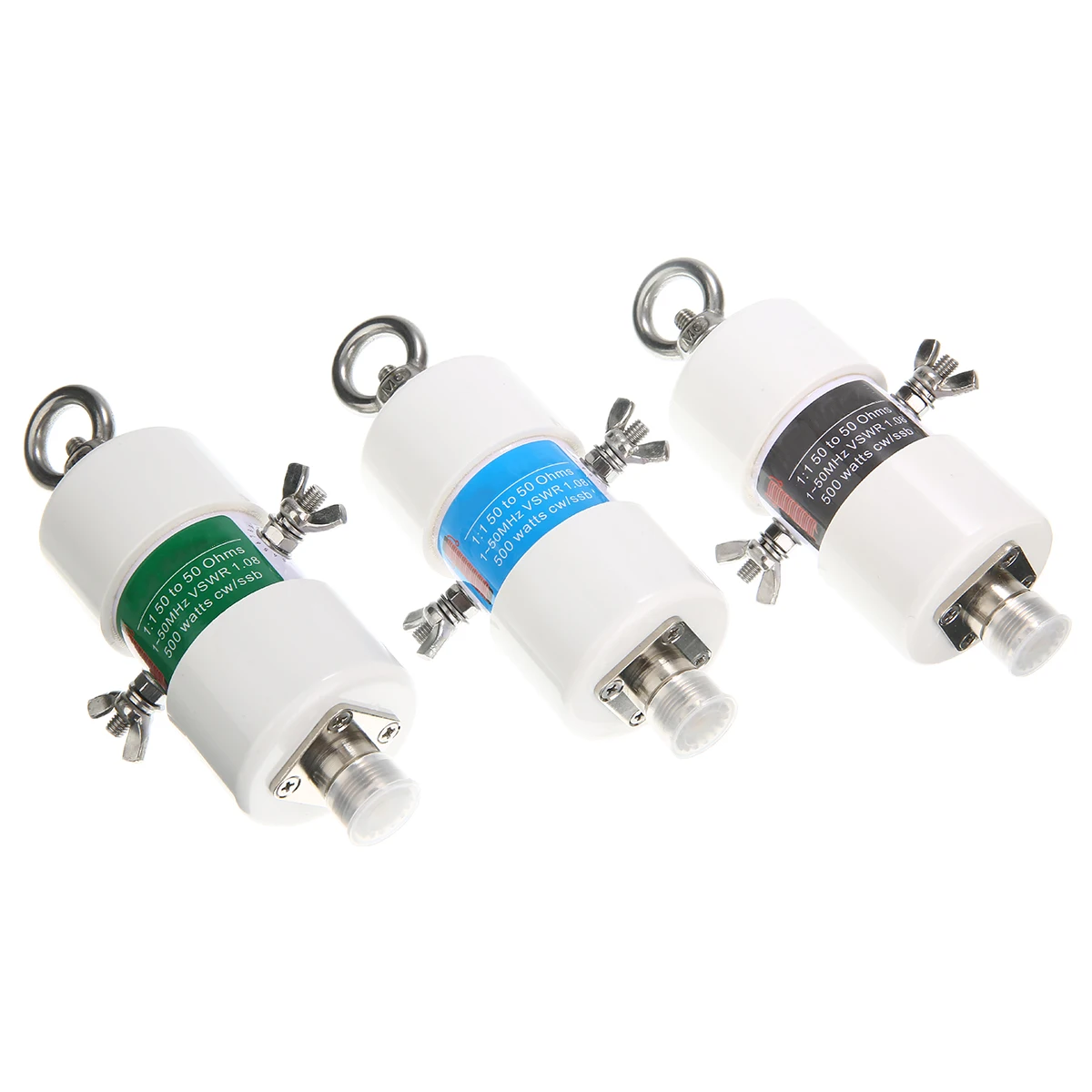 1pc Durable 160m-6m Bands 1.8-50MHz 500W Waterproof HF Balun 1:1 Universal Voltage Balun for Shortwave Antenna Balun 87*45mm