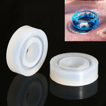 

Silicone Resin Mold Finger Ring White Handmade Crystal Epoxy Resin Molds 30mm Dia.,1 Piece