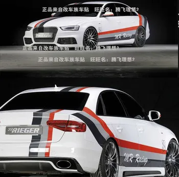 

Car Sticker FOR Audi A4L Body Appearance Decoration Decals Personalized Custom Full A30A50A6 A7 Car Sticker Decals