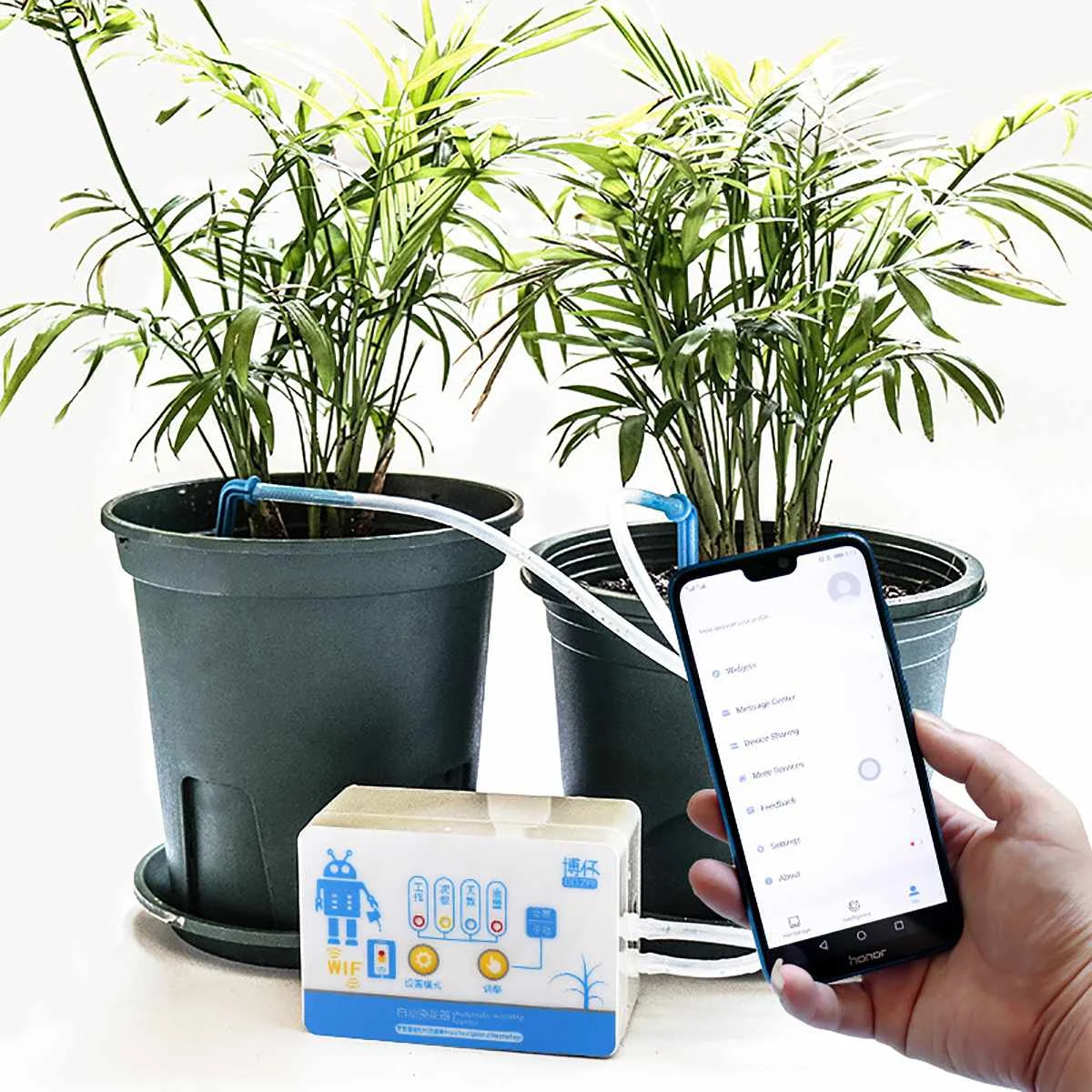 

Wifi Control Solar Automatic Watering Device 10m Hose Drip Irrigation Timing System Garden Water-Saving Solar Irrigation Systems