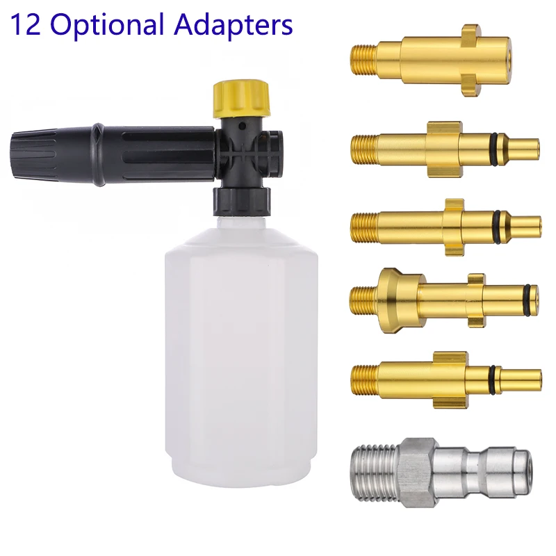 

High Pressure Washer Car foam wash Snow foam lance foam nozzle foam cannon foam generator for Daewoo Hammer Karcher Huter Makita