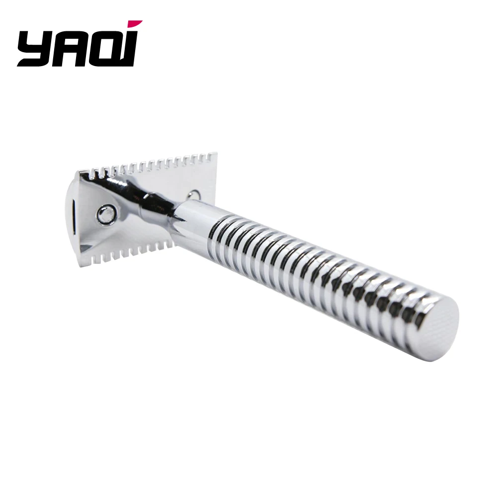 

Yaqi Chrome Color Brass Heavy Handle Wet Shaving Razor