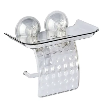 

Toilet Paper Sucker Holder Toilet Tissue Container Toilet Roll Paper Rack Bathroom Storage Accessories