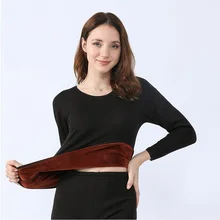 Термобелье для женщин сохраняет тепло эластичные мягкие комплекты зимние кальсоны с флисом внутри