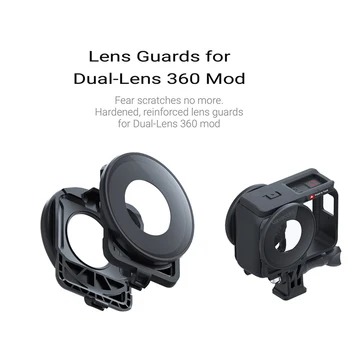 

For Insta360 ONE R Camera Lens Protector Quick Release Panoramic Lens Guard Shockproof Front Rear Protective Cover Shell