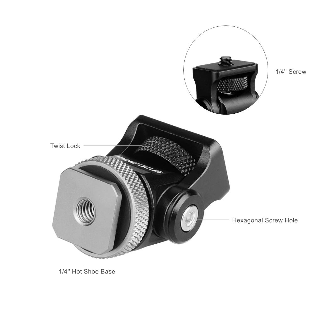 Mini Hot Shoe Stand Monitor Mount