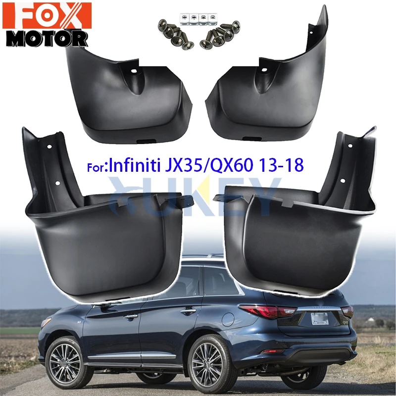 4 шт. Брызговики для Infiniti JX35 QX60 2013- Брызговики крыло брызговики Передние Задние