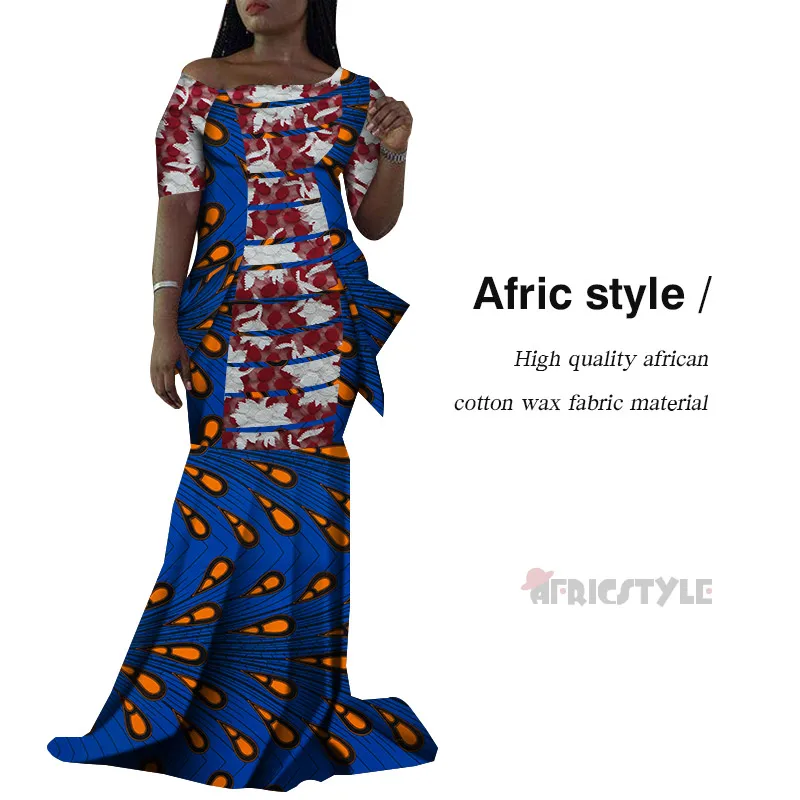 Nuevo baunin Riche estampado AnkaraDresses ropa Africana vestidos largos de retazos de talla grande Dashiki vestidos africanos pa