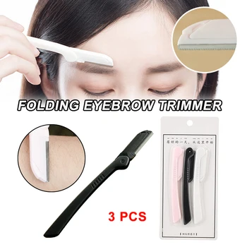 

3x FACIAL RAZORS eyebrow razor Shave Hair & Exfoliate your Face ladies shaver