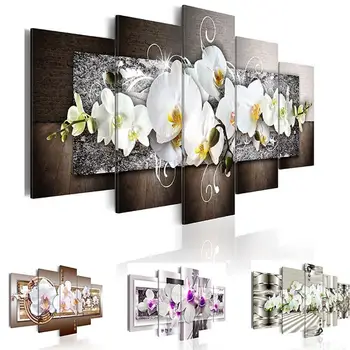 

Modern Canvas Painting Gorgeous Flower Posters and Prints Unframed Wall Art Wall Pictures for Living Room