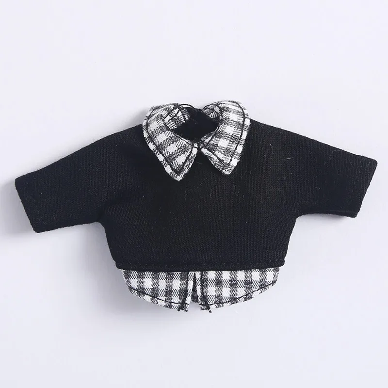 Одежда для малышей, свитер, рубашка, 1/12 BJD, Одежда для куклы, GSC, простая детская одежда с круглым носком, пальто для младшей сестры
