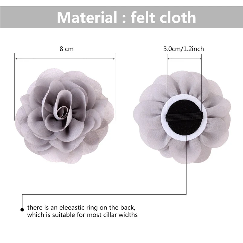8cm Pet collar decoration big flower pet cat dog decoration flower party headwear pet collar accessories 30N11 (6)