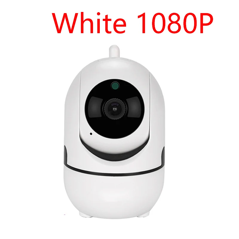 White 1080P 720/1080P облако Беспроводной IP Wifi мини Камера интеллигентая(ый) автоматическое слежение за человека домашней безопасности для защиты детей и домашних животных видеонаблюдения сети - Цвет: White 1080P
