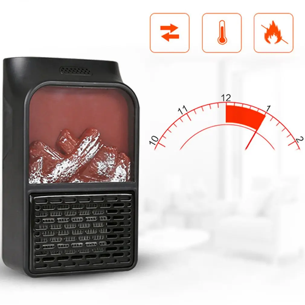 

Durable and Light To Carry Flame Remote Control Heater Mini Office Home Power Saving Speed Hot Heater