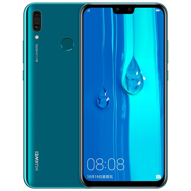 Huawei Y9 смартфон с 6 5 дюймовым дисплеем восьмиядерным процессором Kirin 710 4000 мАч ОЗУ 4