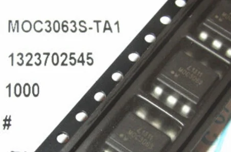 20 шт./лот MOC3063 MOC3063S-TA1 лапками углублением SOP-6