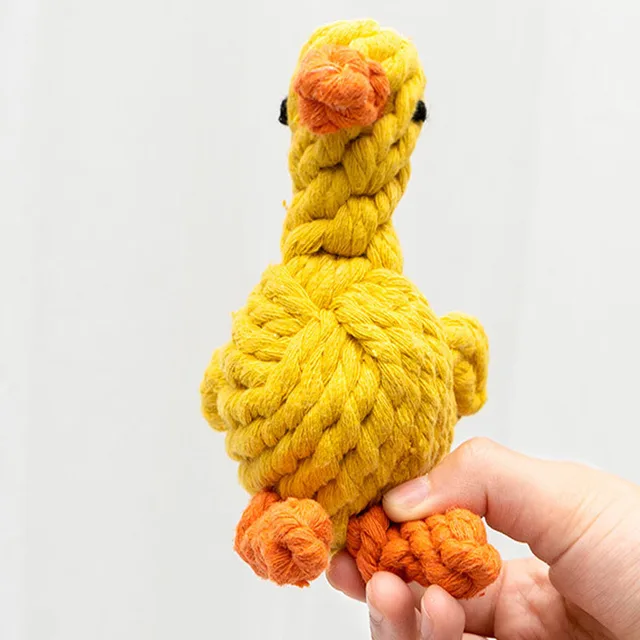 1pcs Bite Resistant Pet Dog Chew Toys for Small Dogs Cleaning Teeth Puppy Dog Rope Knot Ball Toy Playing Animals Dogs Toys Pets