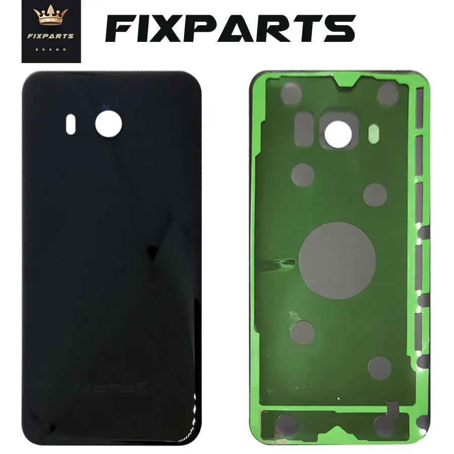 

U11 Back Cover For HTC U11 U-3w Back Battery Cover Rear Glass Door Housing Case Replacement Parts For 5.5" HTC U11 Battery Cover