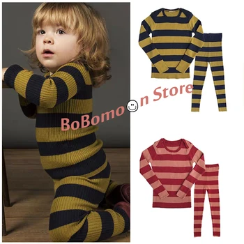 

BoBomoon 2020 Girls Outfits Thanksgiving Toddler Girl Clothes My First Christmas Boy Velvet Clothes Girl Knitted Winter Outfits