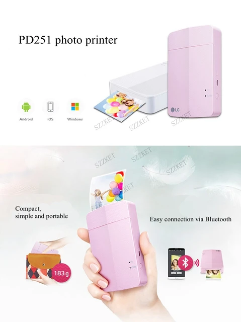 Android Ios Smartphone Color Printer, Mini Wireless Bluetooth Photo  Printer, Pocket Color Photo Printer Pd251 Pd238 Pd239 - Printers -  AliExpress