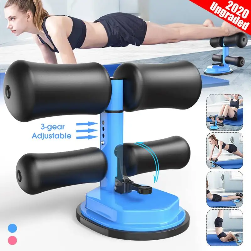 

3 Gears Adjustable Sit Up Bar Fitness Equipment Sit Up Assistant Abdominal Exercise Core Workout Home Gym Portable Sit Up Bench