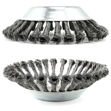 8 дюймов Стальная проволока прополка колеса практичный стальная проволочная щетка газонокосилка электрическая Аксессуар подходит для большинства моделей триммеров