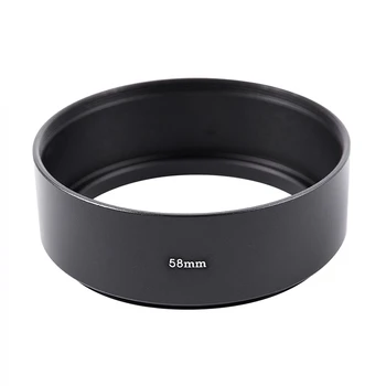 

Hot 3C-58mm Mount Standard Metal Lens Hood for Canon Nikon Pentax Sony Olympus
