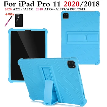 

Funda For iPad Pro 11 2020 2018 Case Shockproof Soft Silicon Case Kickstand Child Case For iPad Pro 11 2nd Tablet Funda Case