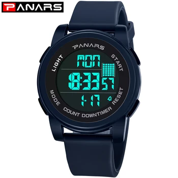 

NEW Men Watches LED Digital Luminous Display Watch Stopwatch Date Sport Outdoor WristWatch Chronograph Masculino Reloje 2019