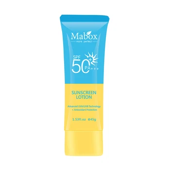 

Sunscreen Cream UV Protection SPF 50 Face Body Prevent Sunburn Natural Travel Make Up Oil Skin Moisturizing Cosmetics Refreshing