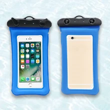 Универсальный Водонепроницаемый Чехол для iPhone X 8 7 6 5 Чехол для плавания сумка для телефона 6 поплавок подушка безопасности